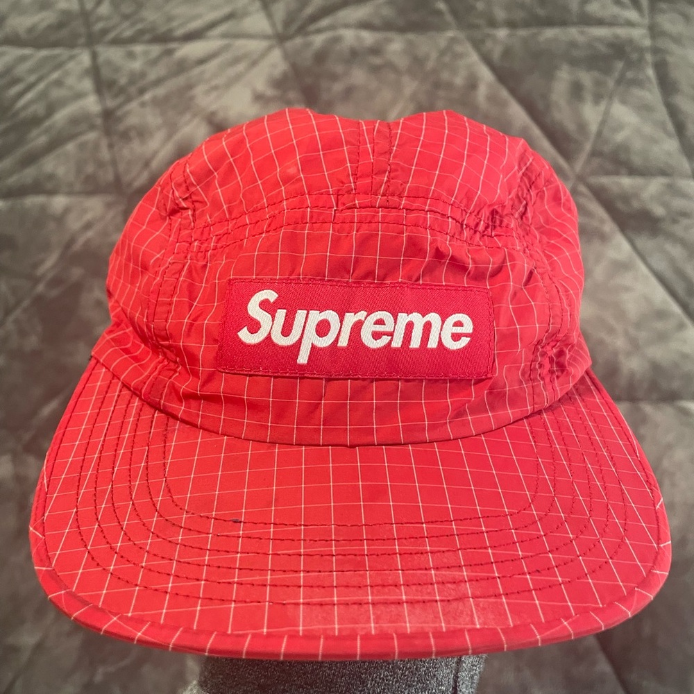 Supreme Camp Cap Ripcord Red